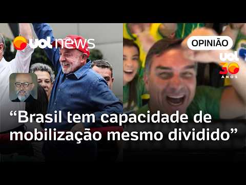 Atos de Lula e Flávio mostram capacidade de mobilização em país dividido | Josias de Souza