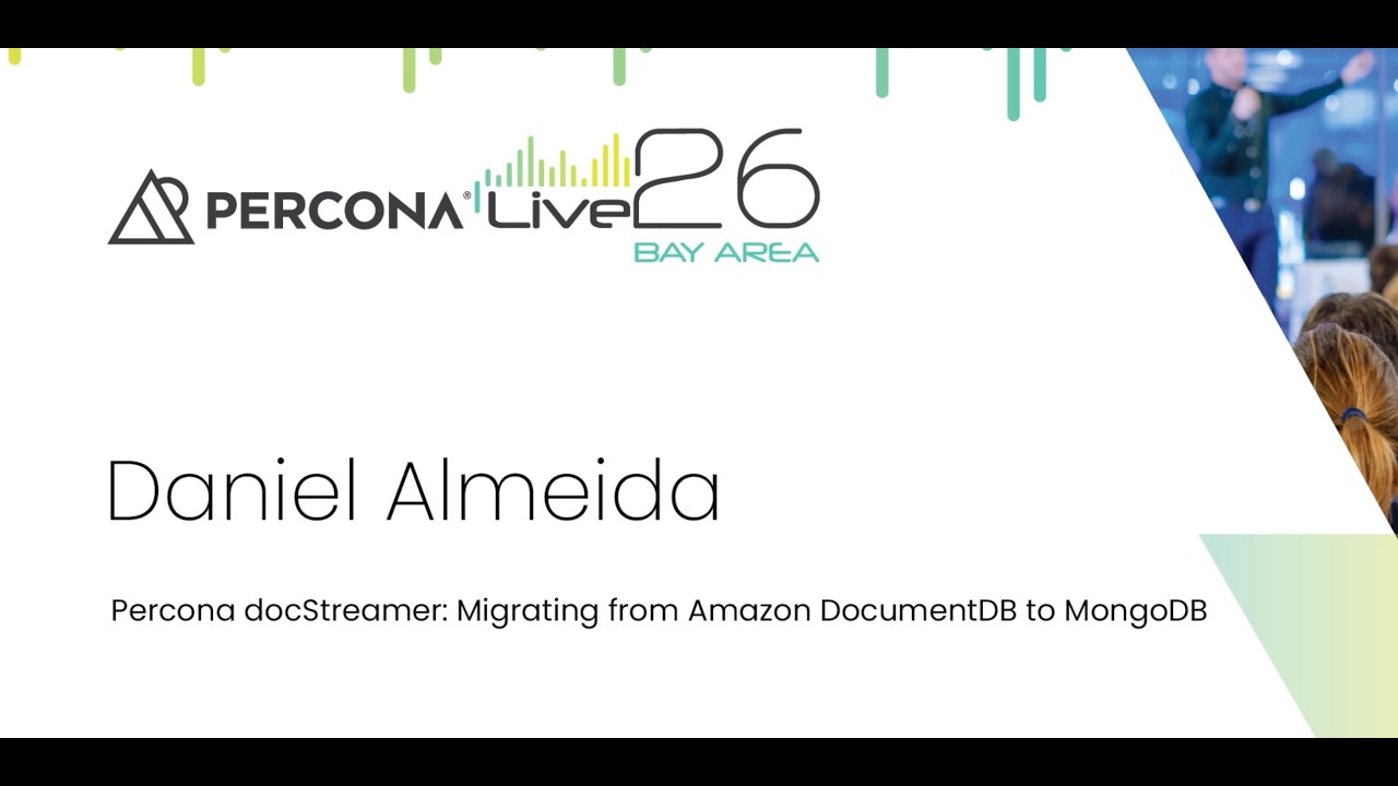 Percona docStreamer: Migrating from Amazon DocumentDB to MongoDB