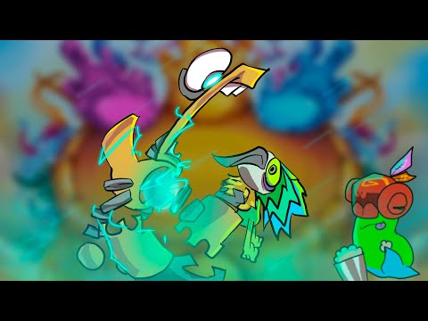 Fire Oasis Cover with Mimic and Wubbox 📦🦜 (My Singing Monsters)