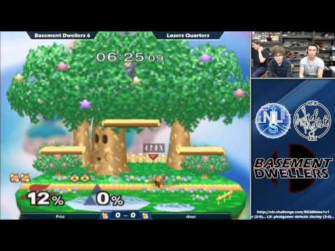 Basement Dwellers 6 Melee Singles Losers Quarters: Frizz (Fox) Vs. dmac (Sheik)