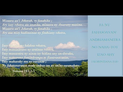 Endrey, izany hafaliana - Fihirana FFPM 545 - Feon-kira - CM RATIA