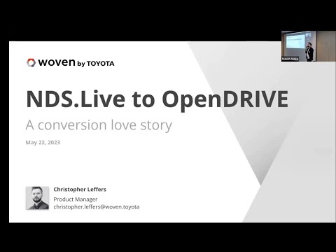 NDS Public Conference 2023 - NDS.Live to OpenDRIVE Conversion for Use in Simulation Environments
