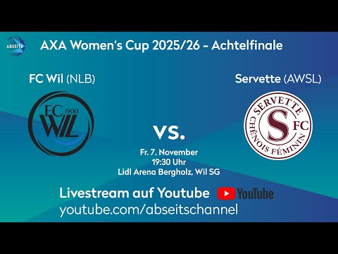 FC Wil vs. Servette | Schweizer Cup der Frauen - Achtelfinale | 07.11.2025