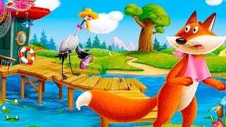 Сказка Лиса и Журавль интерактивная сказка для детей