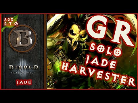 Witch Doctor Jade Harvester GR Solo Push Build 2.7.0 Diablo 3 Season 23