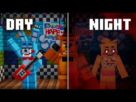 Making FNAF 2 in Minecraft (And trying to survive it) w/ working Music Box