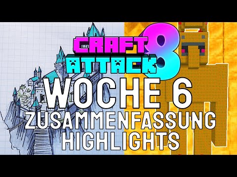 Craft Attack 8 KOMPLETTE WOCHE 6 ZUSAMMENFASSUNG - Jeder Teilnehmer| Von Fan für Fans | Urutox