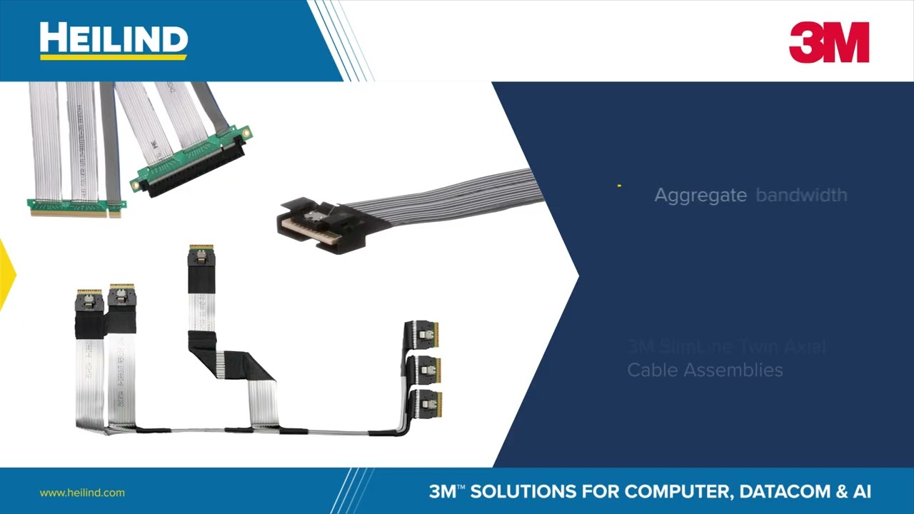 3M TwinAx & EMI Solutions for Computer, Datacom & AI | Heilind Electronics