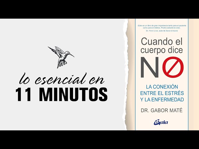Vídeo relacionado con Cuando el cuerpo dice NO: La conexión entre el estrés y la enfermedad (Psicoemoción)