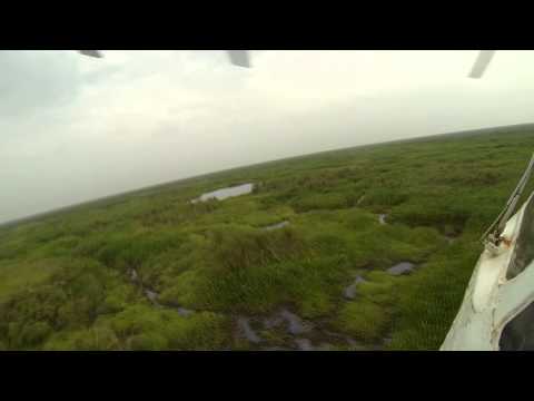 Flying over South Sudan.