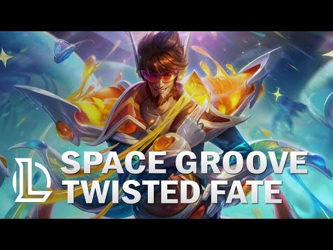 Space Groove Twisted Fate Skin Preview - League of Legends