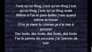 Lacrim parole j&#39;suis qu&#39;un thug lyrics 2014