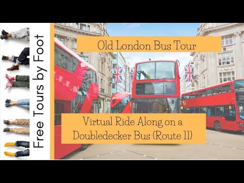 London Bus Tour: Double Decker Red Bus 11 Sightseeing Route