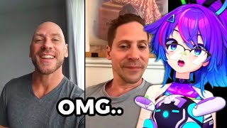Johnny Sins and Neil Newbon wish Projekt Melody a happy birthday
