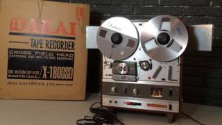 Video thumbnail for Akai x-1800SD Reel to Reel Demo by tooleyoclock