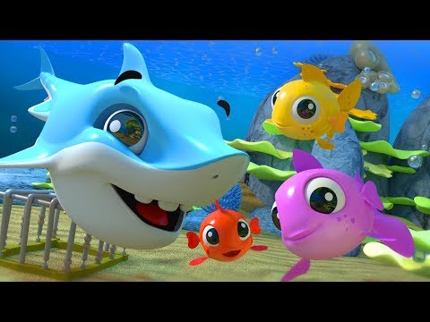 tres pequeños peces | canción de pescado | canciones infantiles | Three Little Fish | Poem For Kids