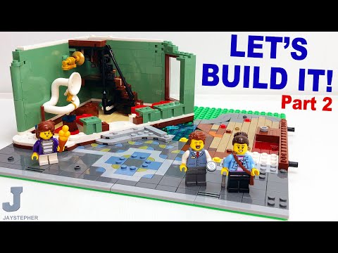 LEGO Icons 2026 Shopping Street 11371 Build Part 2
