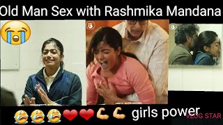 Old Man Sex Rashmika Mandana In Bed Room  😭 Gir