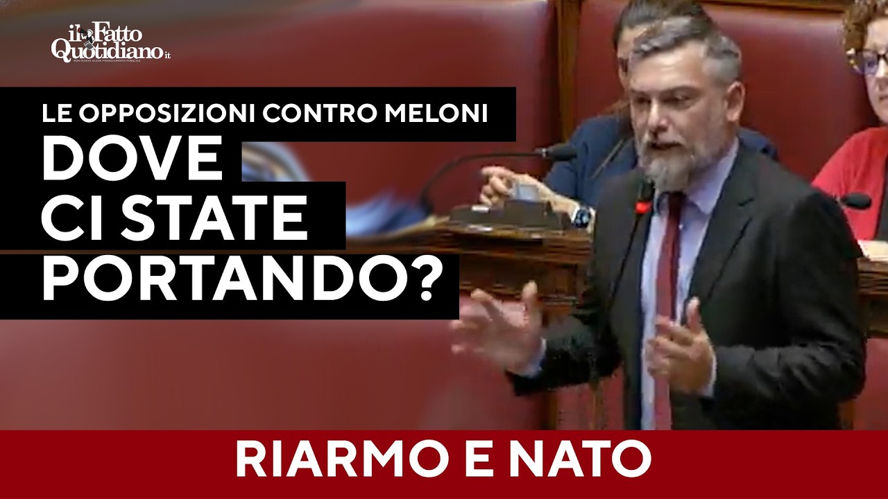 Riarmo e Nato, Ricciardi: "Quali sono le linee che portiamo avanti? Meloni deve dircelo"