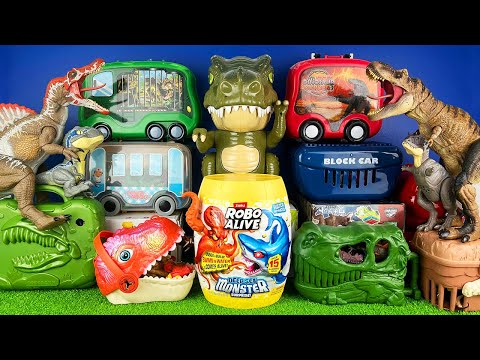 Jurassic World Unboxing Review Asmr Dinosaur Zuru Smashers Egg Zuru Robo Alive Collection Dino Truck