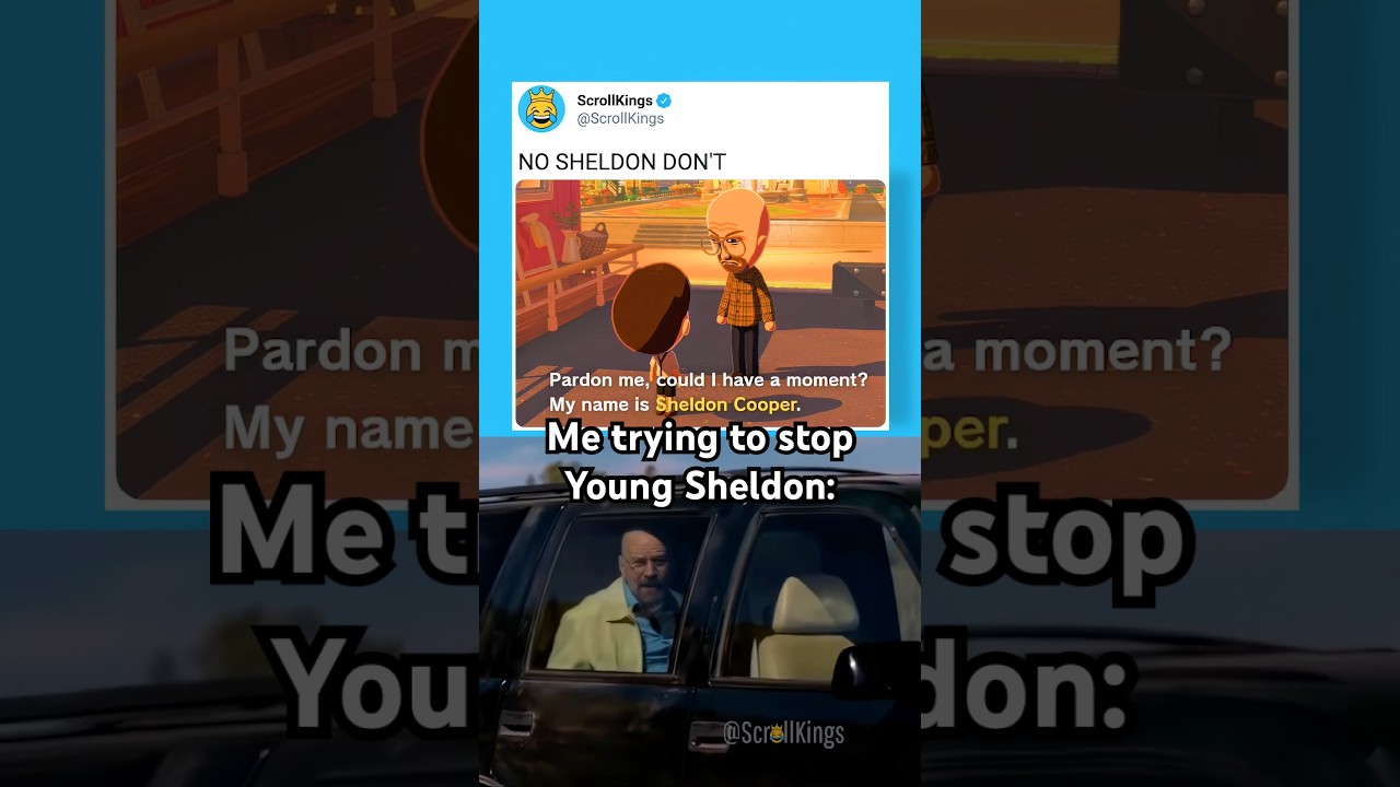 Sheldon Cooper meets Walter White 😨