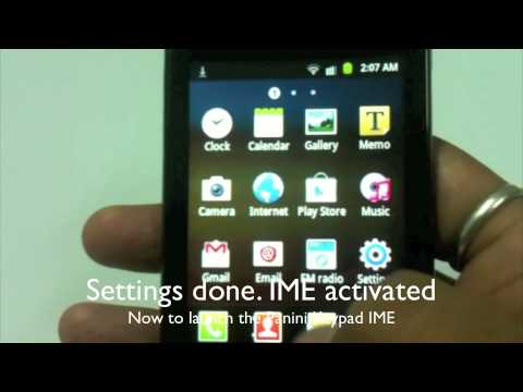 PaniniKeypad Gujarati IME Video