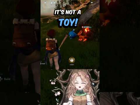 Foxsparks DROP IT! He's not a TOY! #palworld #vtuber #shorts #gaming