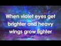 Owl City ~ Vanilla Twilight - Lyrics on Screen 