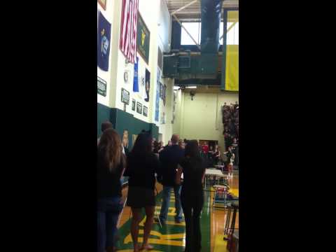 National Anthem - NHHS pep rally - Hayley Doud