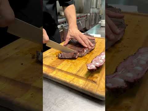 Chef Duce teaches you how to cut Texas Style Spare Ribs! #bbq #texasbbq #spareribs #meat #food
