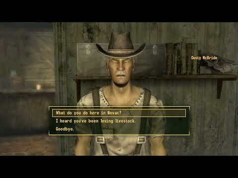 Fallout New Vegas Very Hard Difficulty Hardcore Mode Helping Novac pt 15