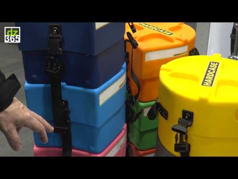 Демонстрация жестких кейсов компании Hardcase