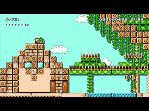Four Season Forest ~ from Waffle ~ SUPER MARIO MAKER Gameplay RAW