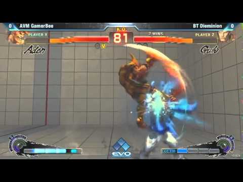 SSF4 AE - Top 8 Evo 2012 Tournament AVM|GamerBee {Adon} VS  BT Dieminion {Guile}