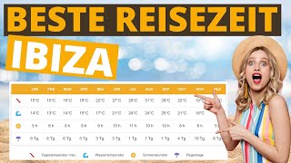 Beste Reisezeit für Ibiza - Klimatabelle & Wetter