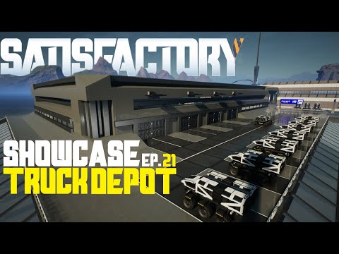 Satisfactory Showcase Ep. 21 - Update 5 - Truck Fuelling Depot