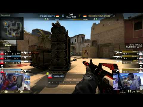 mousesports vs. PKD | Finale, EPS Summer 2014 Finals | (de_mirage) Map 3