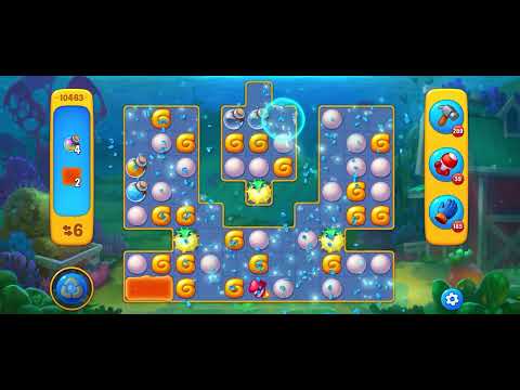 Fishdom level 10463 no boosters フィッシュダム ノーマル