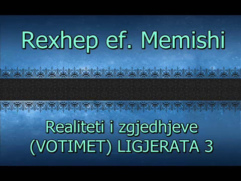03. Dispozita e votimeve | Rexhep MEMISHI