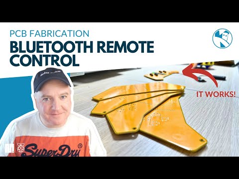 YouTube Thumbnail for PCB Fabrication - making a Bluetooth Remote Control