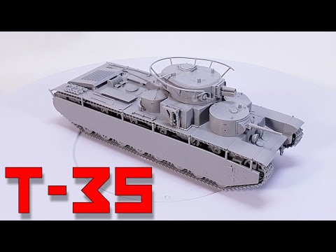 Zvezda 5061 Soviet Heavy Tank T-35 Model Kit for sale online