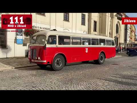 Konvoj nejen historických vozidel MHD Jihlava - vyvrcholení oslav 111 let DPMJ