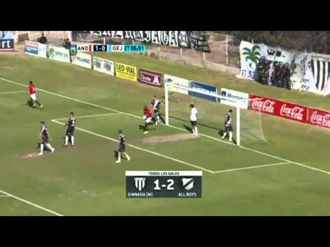 Gimnasia (M) 1 - All Boys 2. Fecha 31. B Nacional 2015.