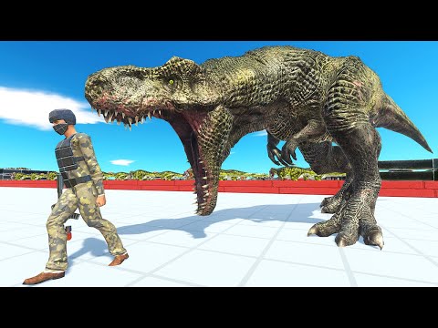 IMPOSSIBLE Maze Filled with Dinosaurs - Animal Revolt Battle Simulator