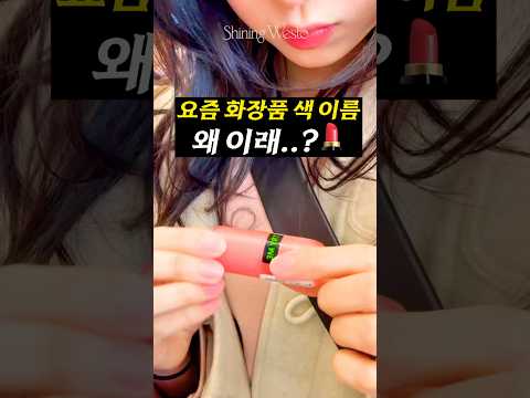 화장품 색 이름만 보고 색 만들어보면?💄 #조색 #shorts