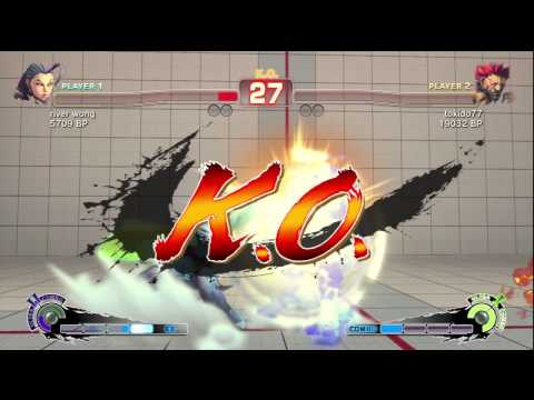 SSF4: river wong (Rose) VS Tokido (Akuma)