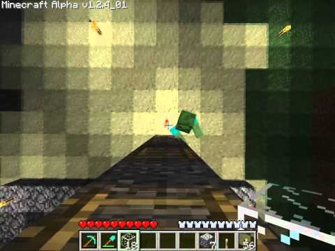 MineCraftFTW: Lets play minecraft 48 - Harry the Ladder climbing zombie