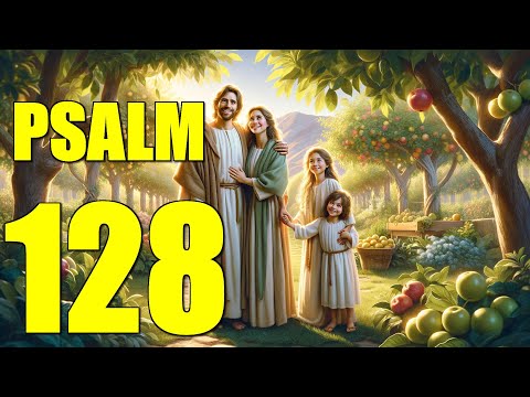 Psalm 128 Reading:  Blessings of Those Who Fear the Lord (With words - KJV)