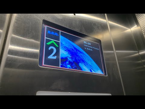 Tastefully Modded Montgomery Hydraulic Elevator | Lesher Center Parking Garage | Walnut Creek, CA