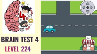 🧠 Brain Test 4 Level 224 | I must get to the post office | Walkthrough
